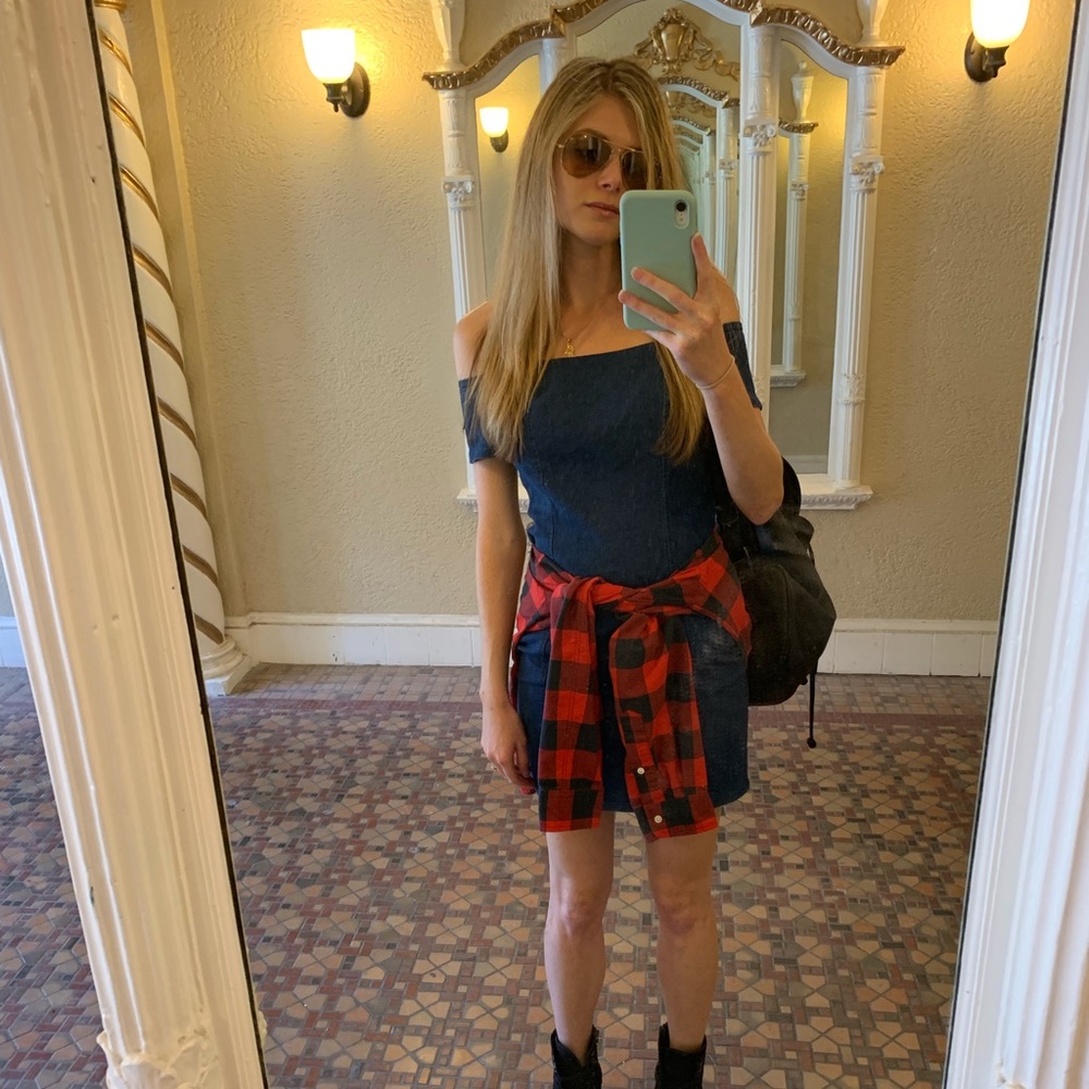 Denim Mini Dress